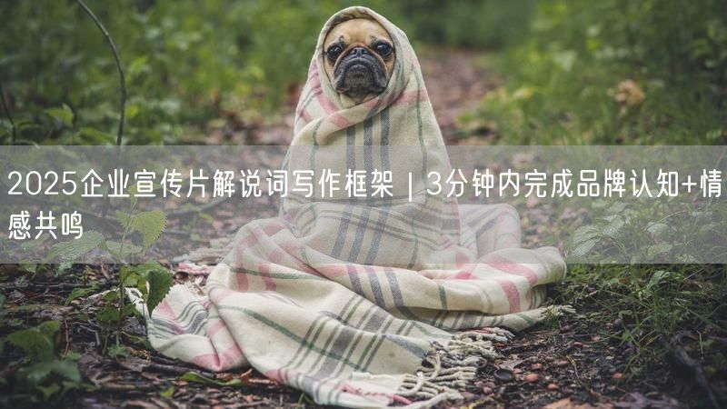 2025企业宣传片解说词写作框架｜3分钟内完成品牌认知+情感共鸣